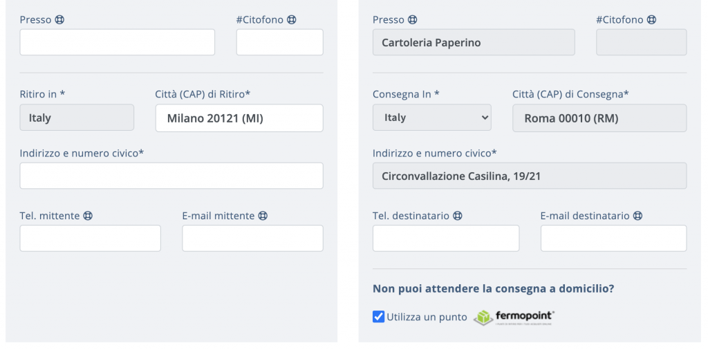 Fermopoint Spedirecomodo Recapito Pacchi Senza Pensieri