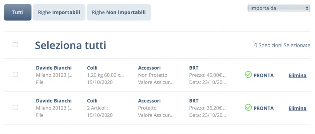 Importa Multi Spedizioni